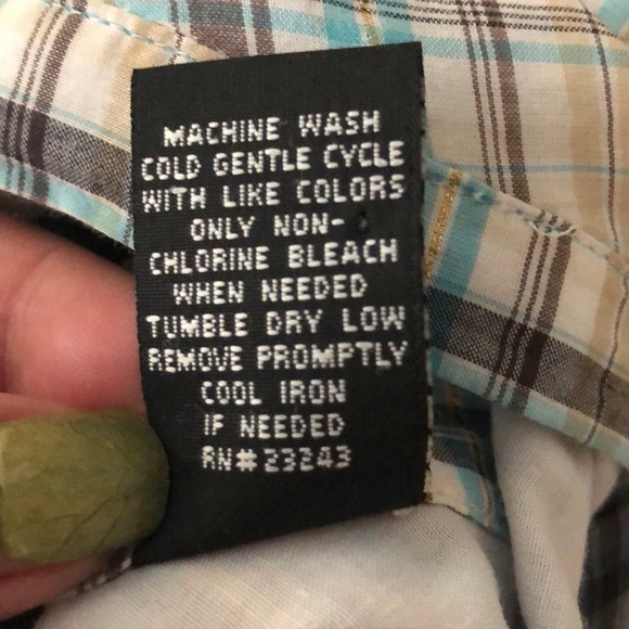 NY & Co. plaid cotton skirt - Picture 5 of 6